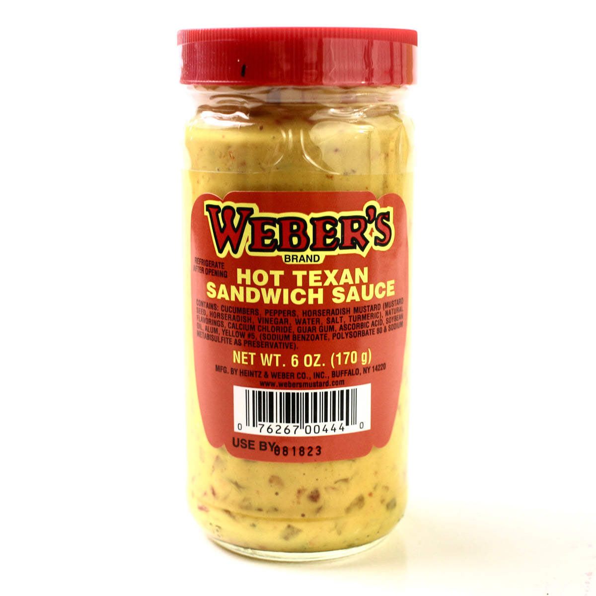 Webers Select Mustard, Hot Garlic - 6 oz