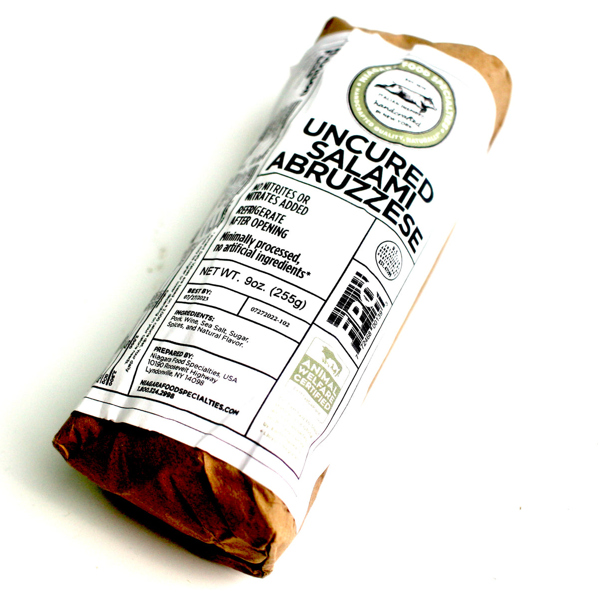 Salami Abruzzese (whole) Buffalo Artisan Food Traders