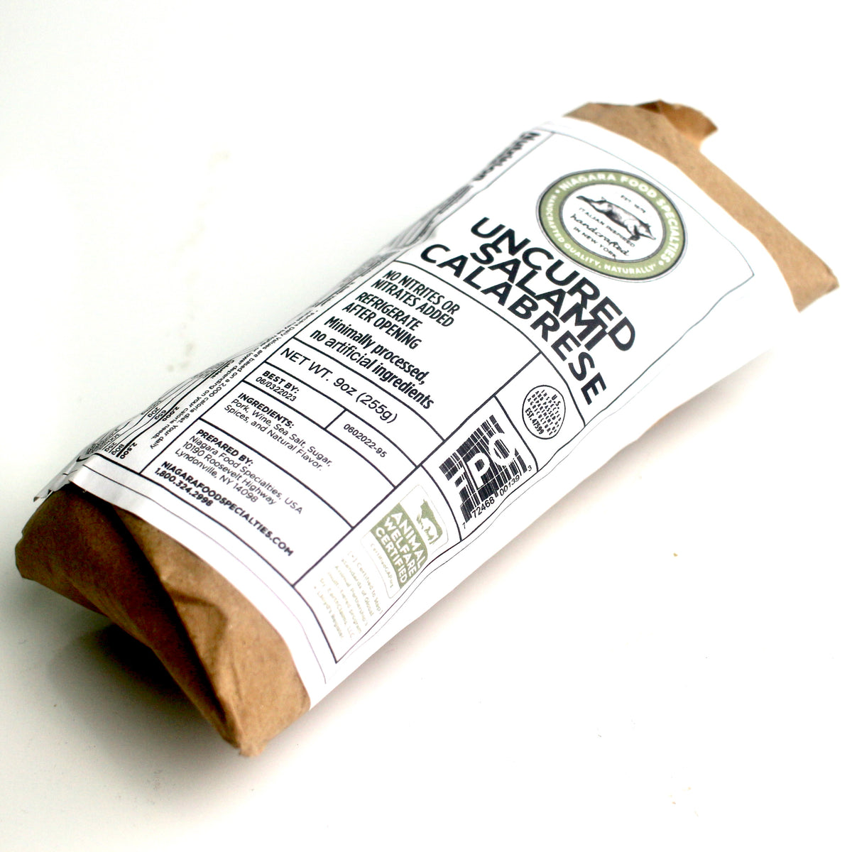 Salami Calabrese (whole) Buffalo Artisan Food Traders