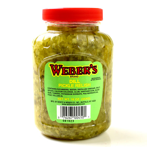 Weber's Spicy Dill Relish 16oz