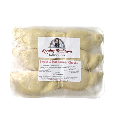 KBS Sweet & Hot Farmer Cheese Pierogi (Local Delivery/Pickup)